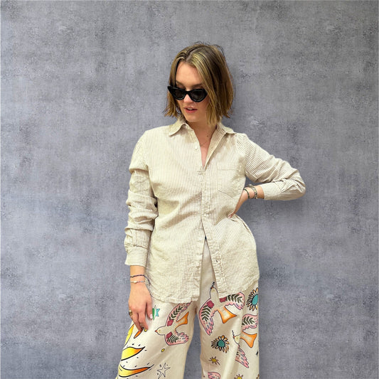 Poletna srajca Beige